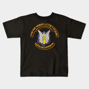 2nd Squadron, 17th Cavalry without SVC Ribbon Kids T-Shirt